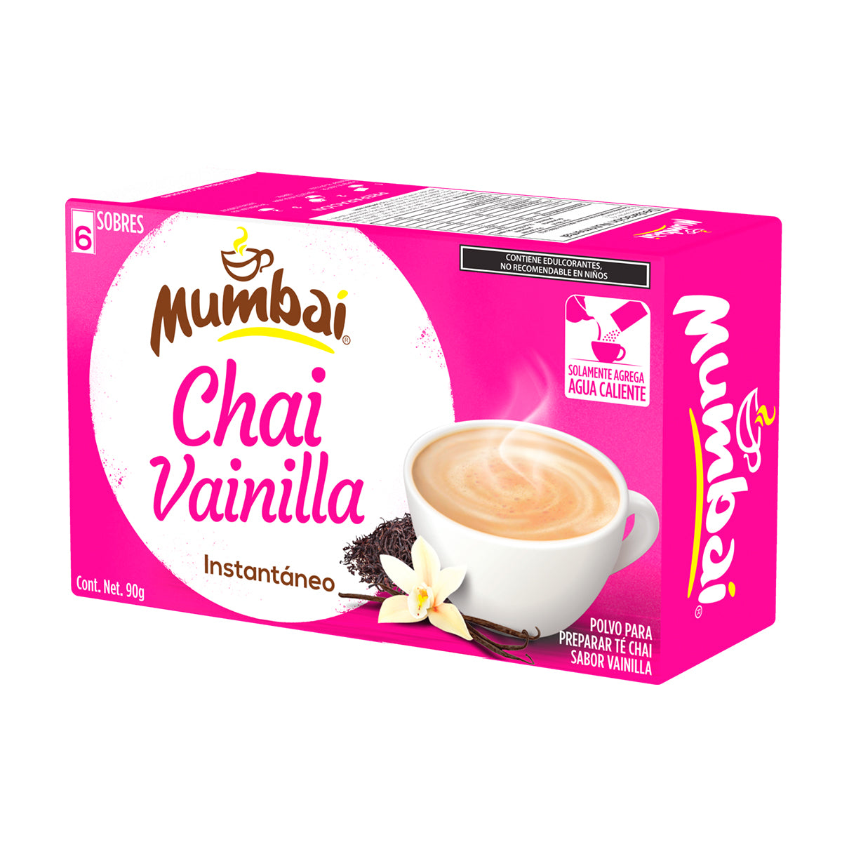 Mumbai Té Chai sabor Vainilla 6 sobres