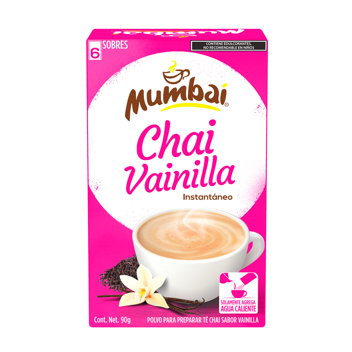 Mumbai Té Chai sabor Vainilla 6 sobres