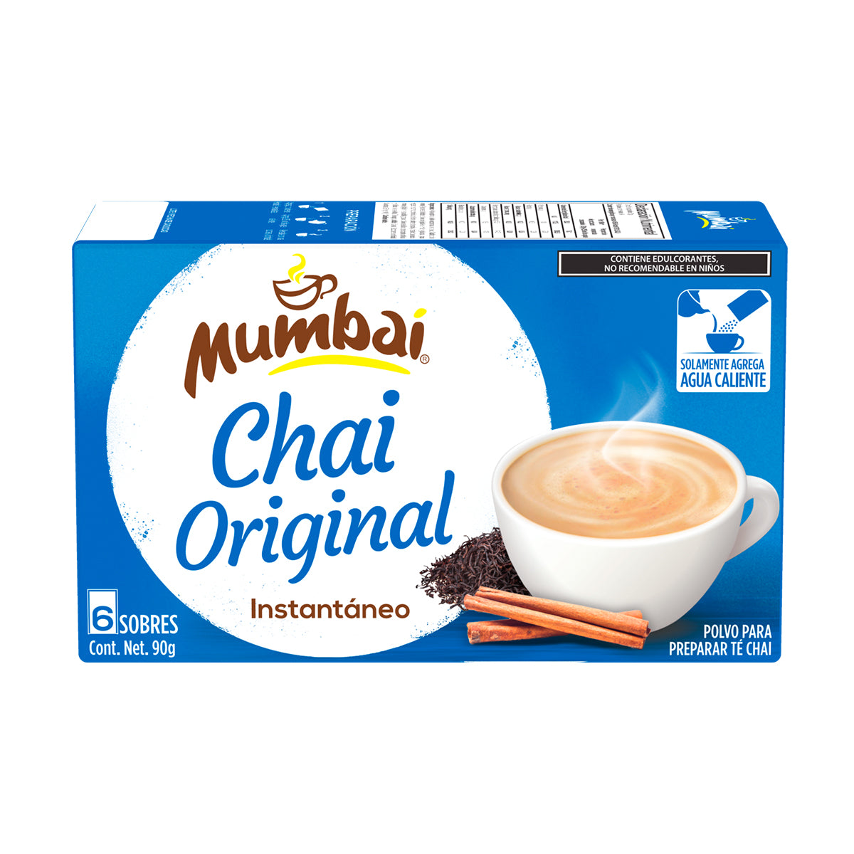 Mumbai Té Chai Original 6 sobres