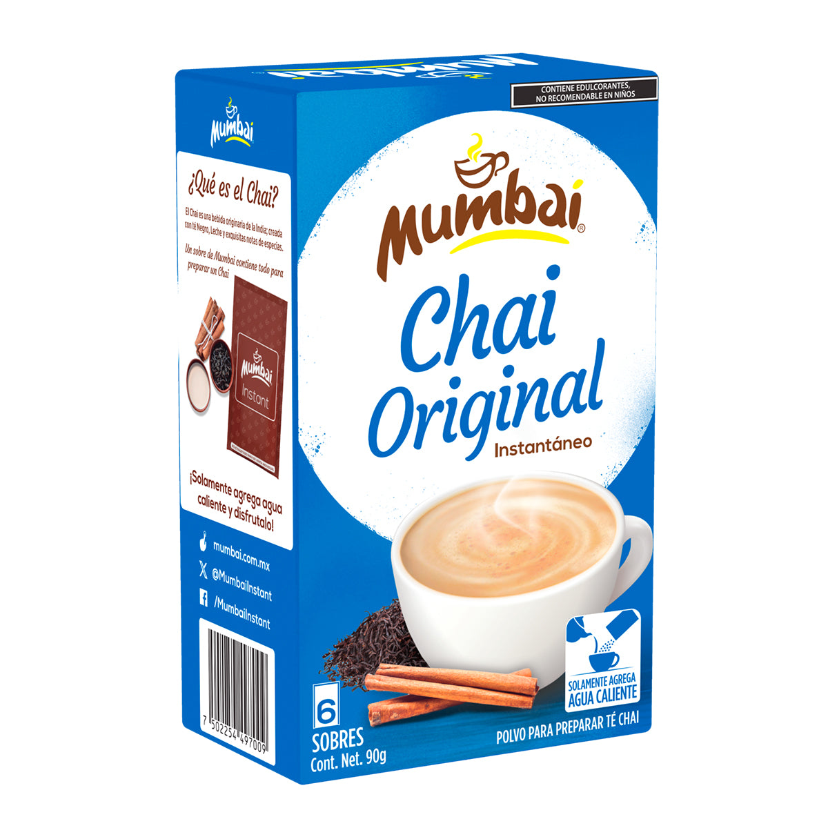 Mumbai Té Chai Original 6 sobres