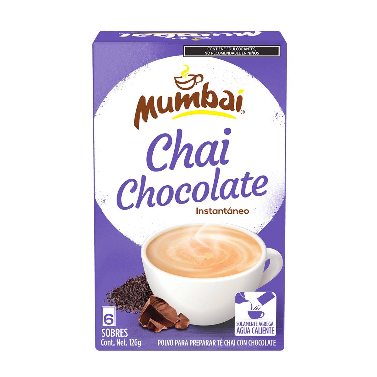 Mumbai Té Chai Chocolate 6 sobres