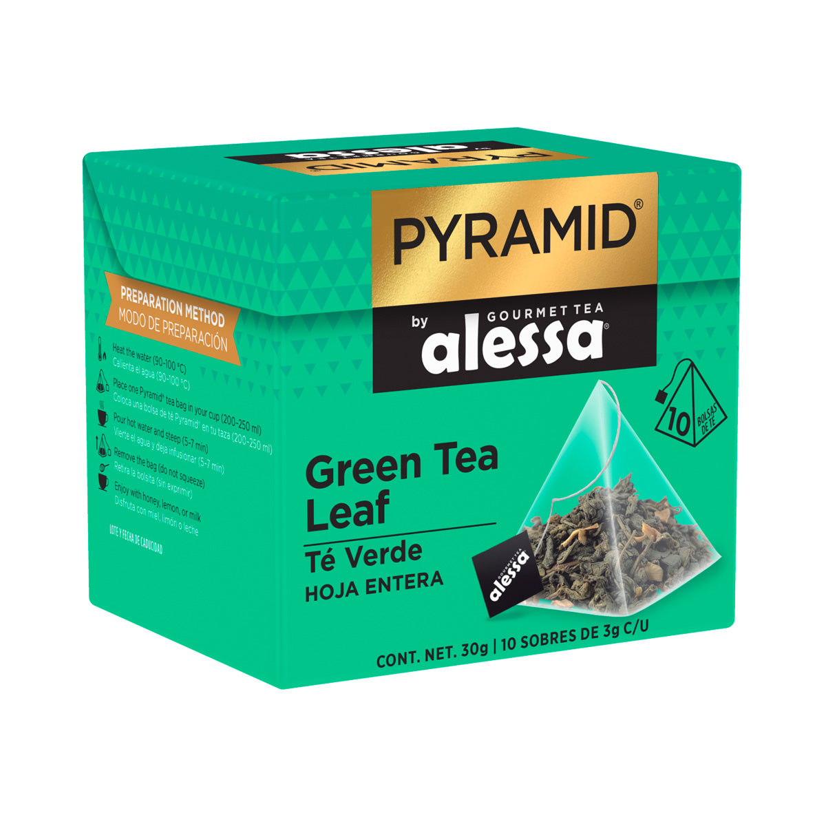 Pyramid Alessa Té Green Tea Leaf