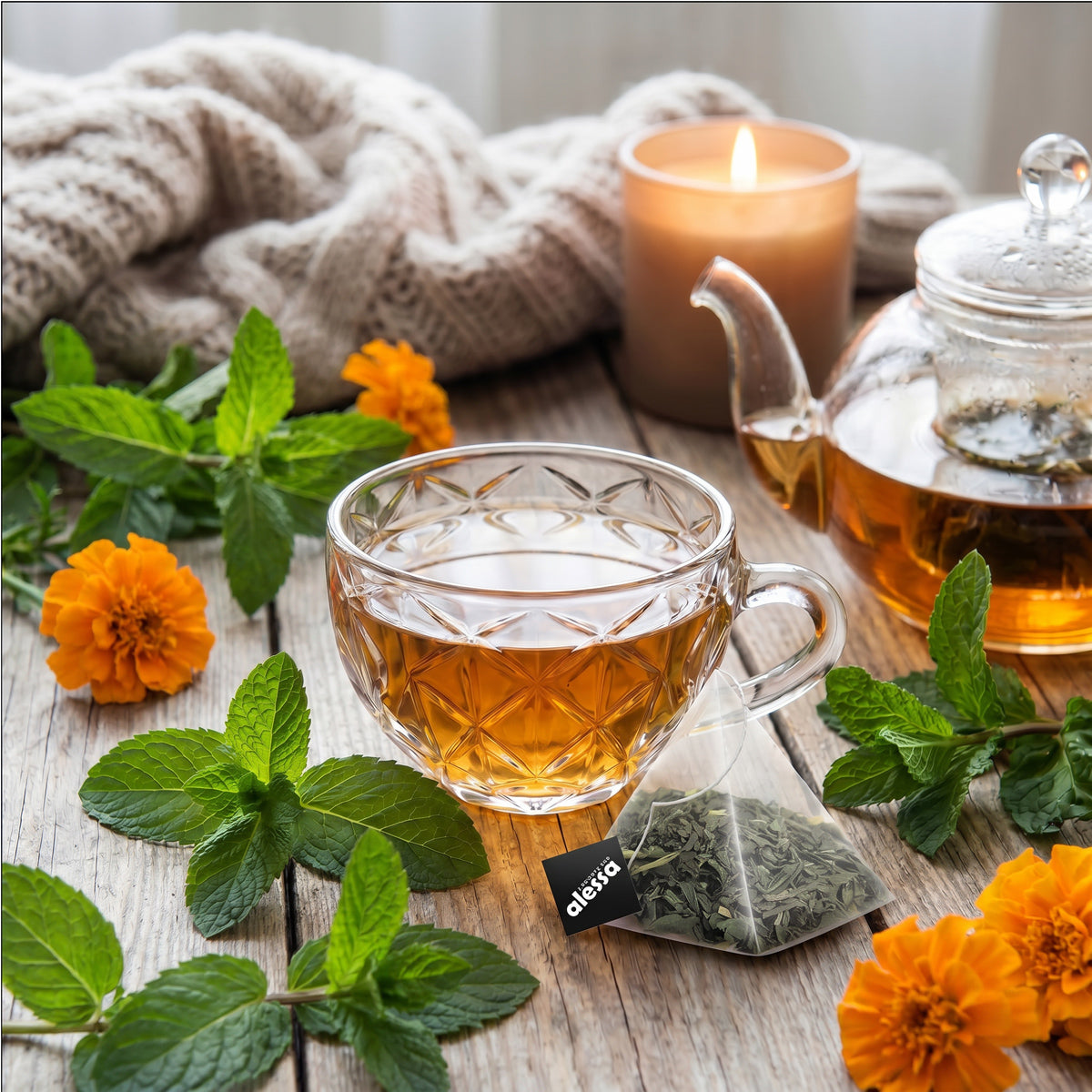 Pyramid Alessa Té Green Tea Leaf