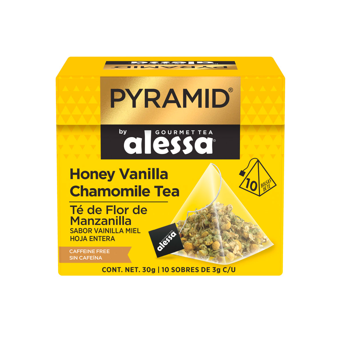 Pyramid Alessa Té Honey Vanilla Chamomile Tea