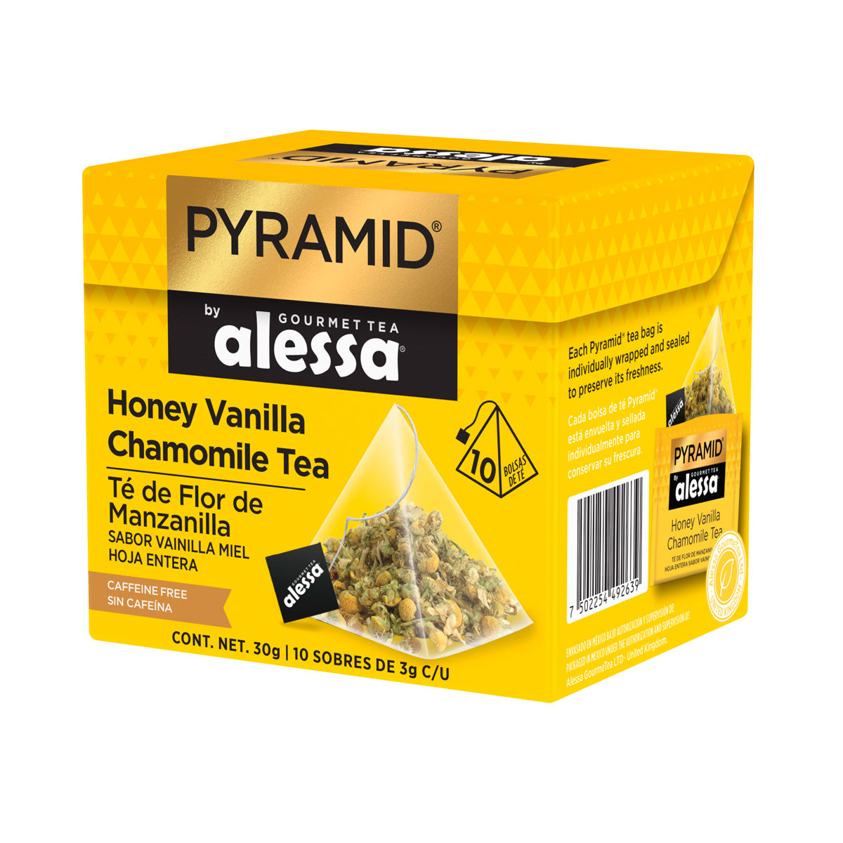 Pyramid Alessa Té Honey Vanilla Chamomile Tea