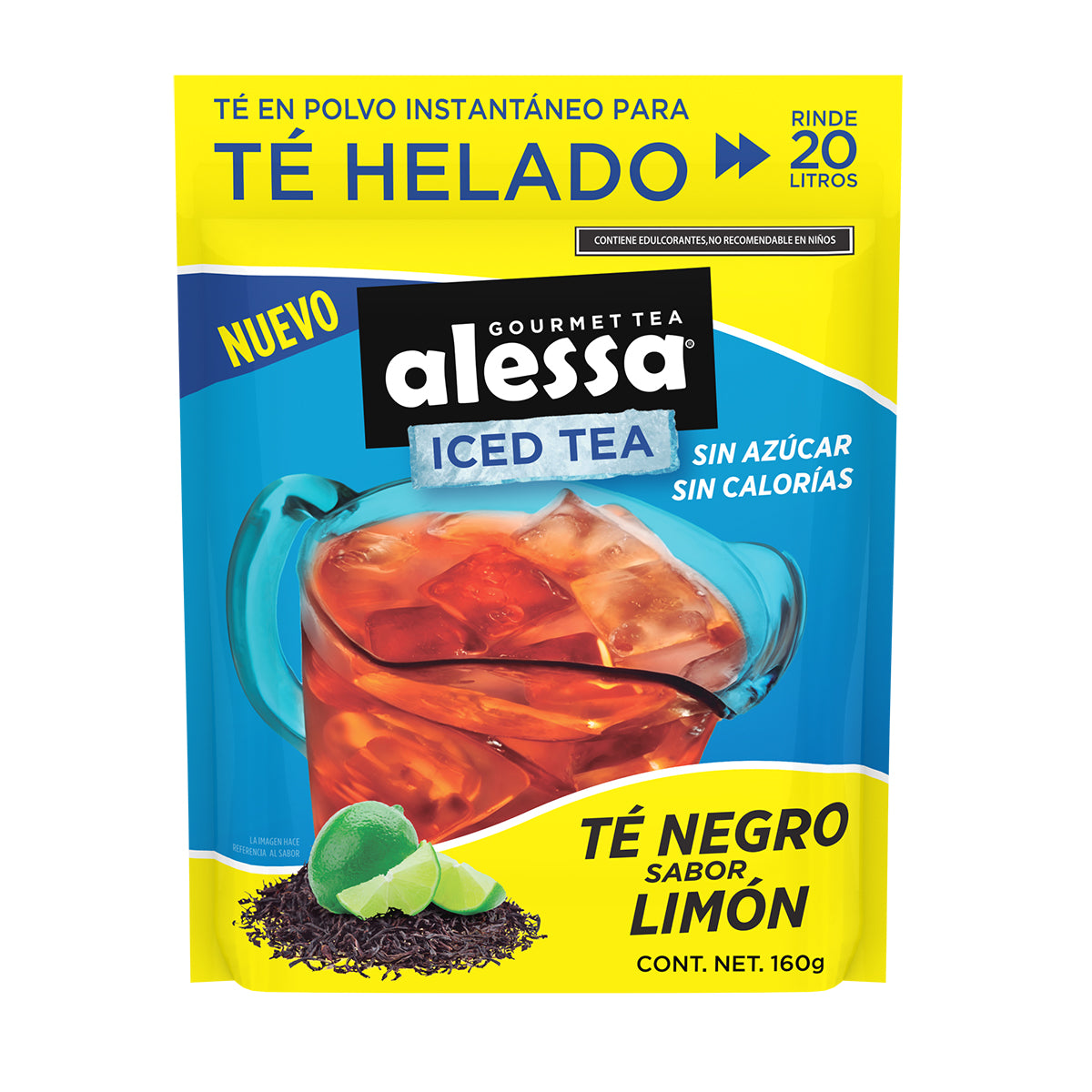 Alessa Té Helado Negro Limón