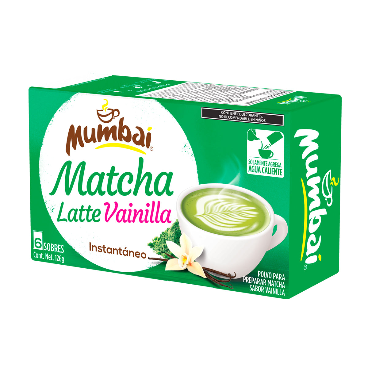 Mumbai Matcha Vainilla 6 sobres