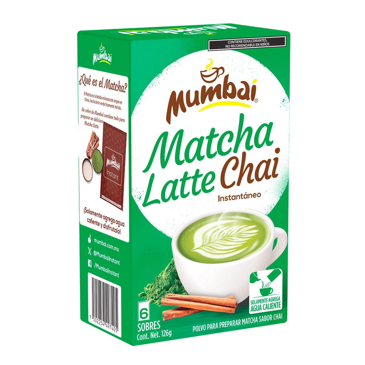 Mumbai Matcha Chai 6 sobres