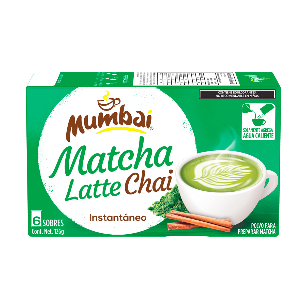 Mumbai Matcha Chai 6 sobres