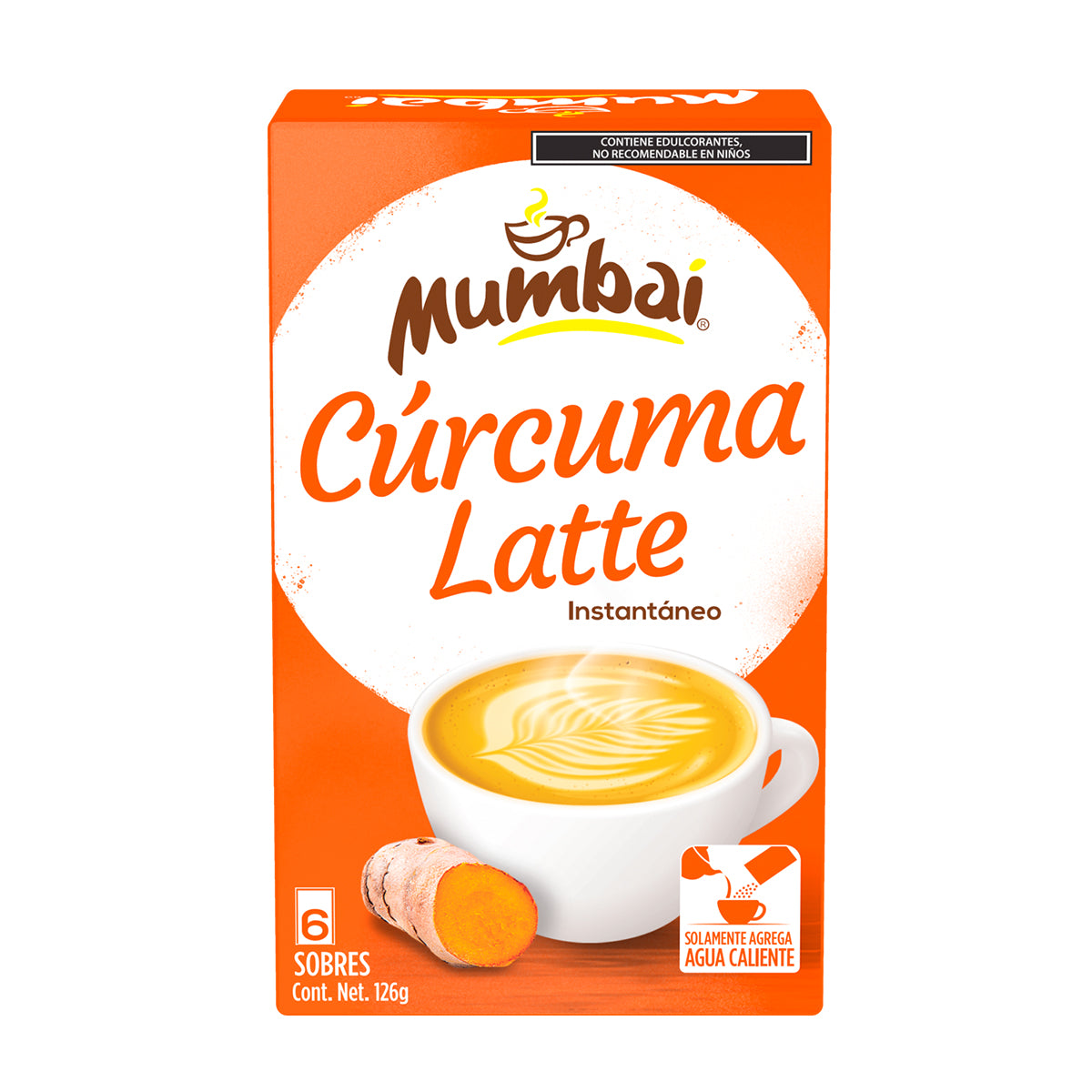Mumbai Cúrcuma Latte 6 sobres