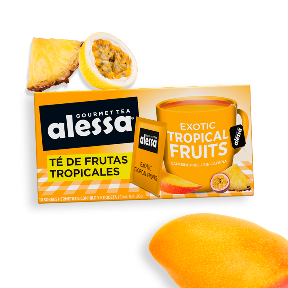 Alessa Té Gourmet Exotic Tropical Fruits 10 sobres