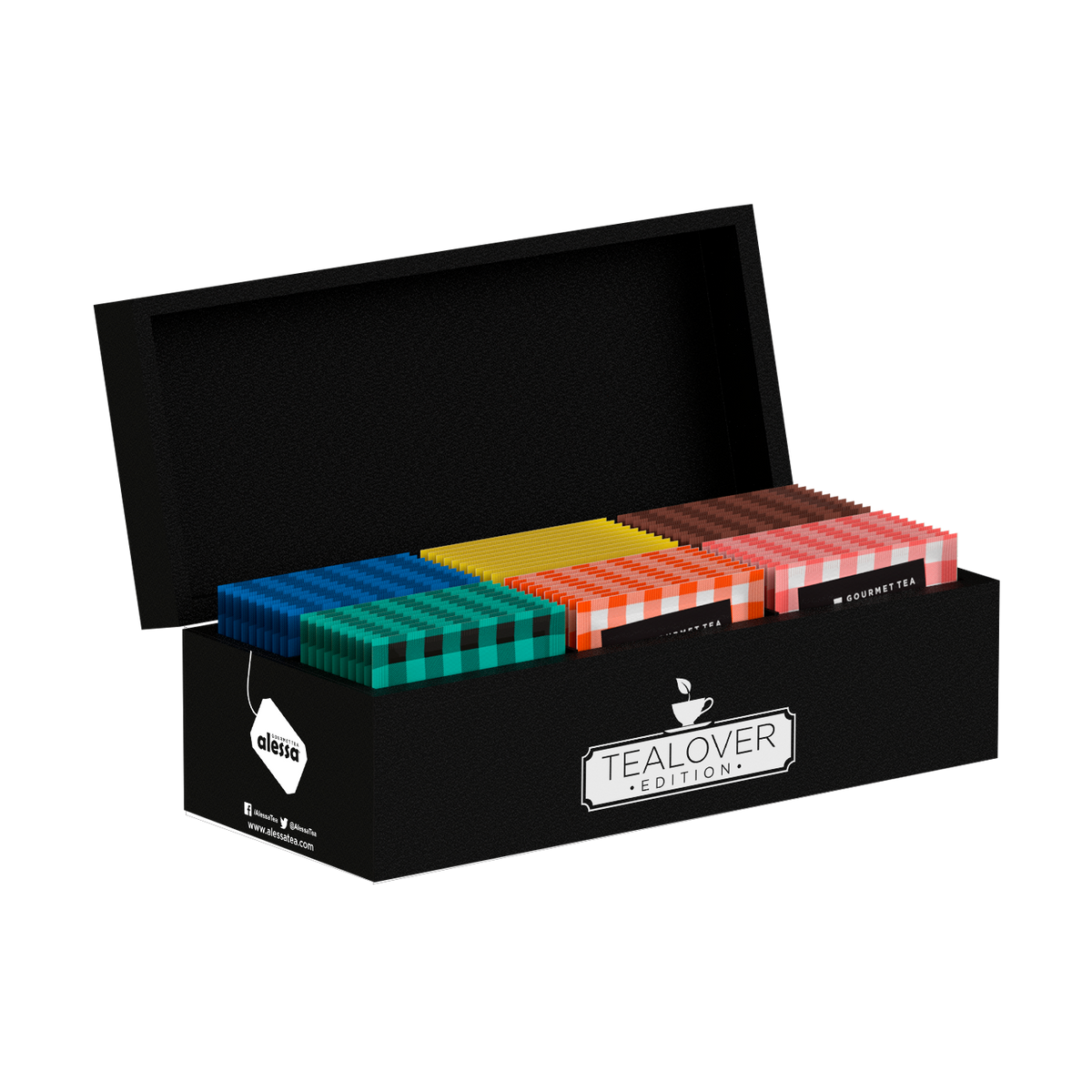 Alessa Cofre de Madera Tealover Edition 6 sabores 60 sobres