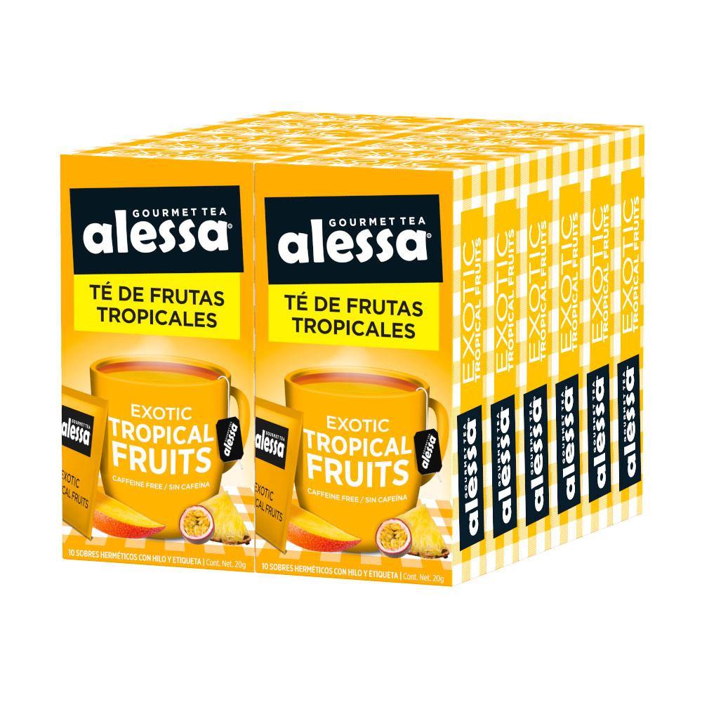 Té Gourmet Alessa Exotic Tropical Fruits 12 Pack 120 sobres - Alessa Gourmet Tea