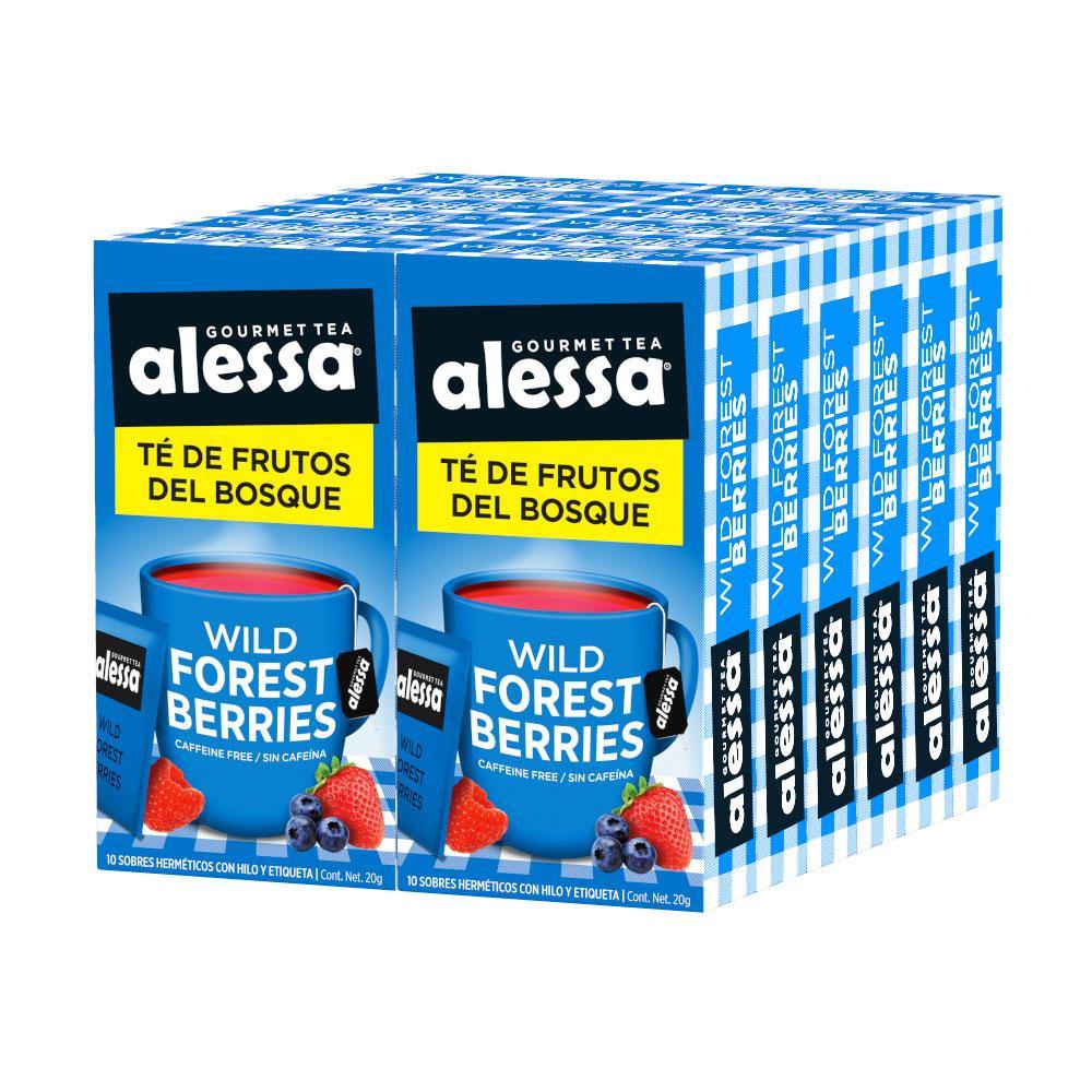 Té Gourmet Alessa Wild Forest Berries 12 Pack 120 sobres - Alessa Gourmet Tea