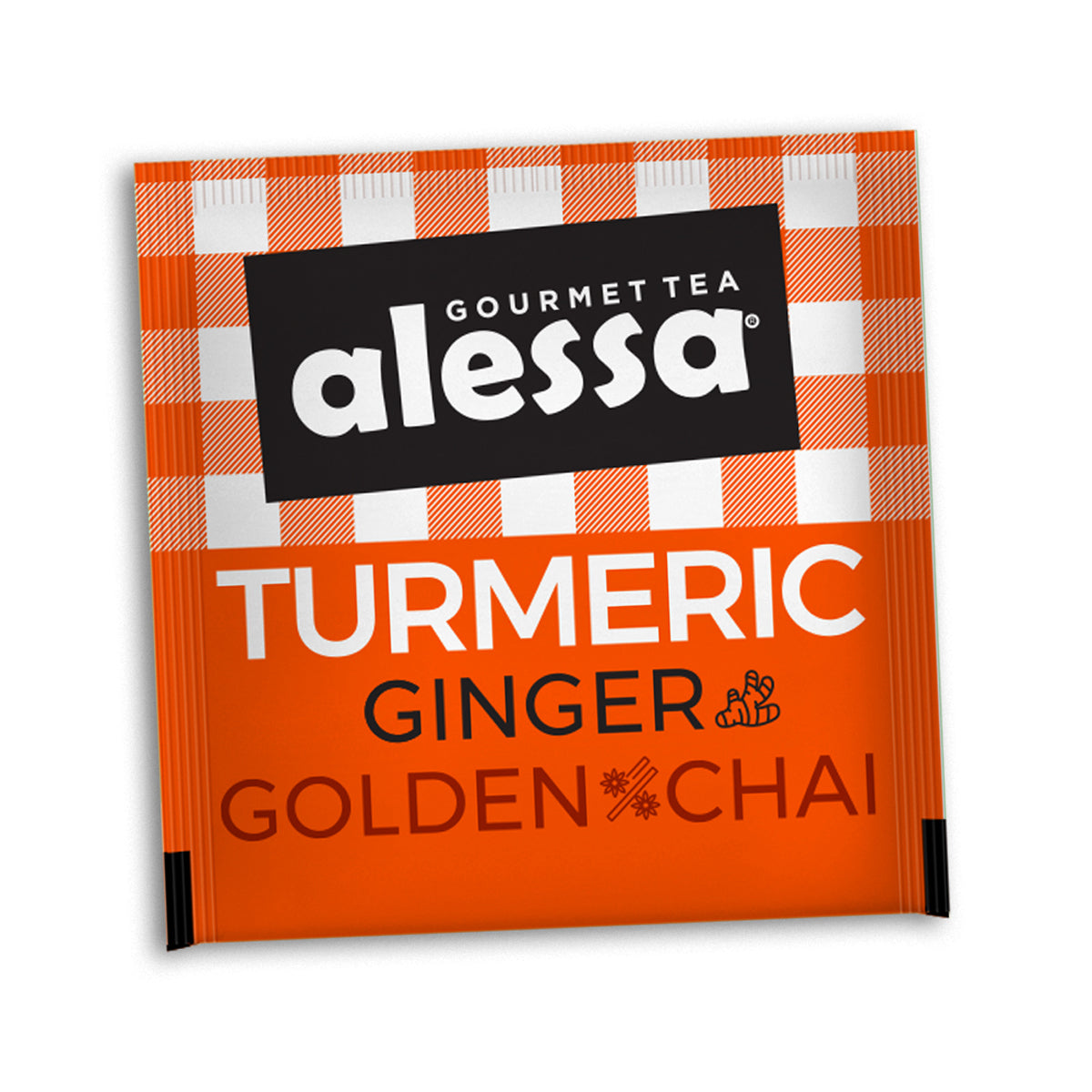 Alessa Té Gourmet Turmeric Ginger Golden Chai 10 sobres