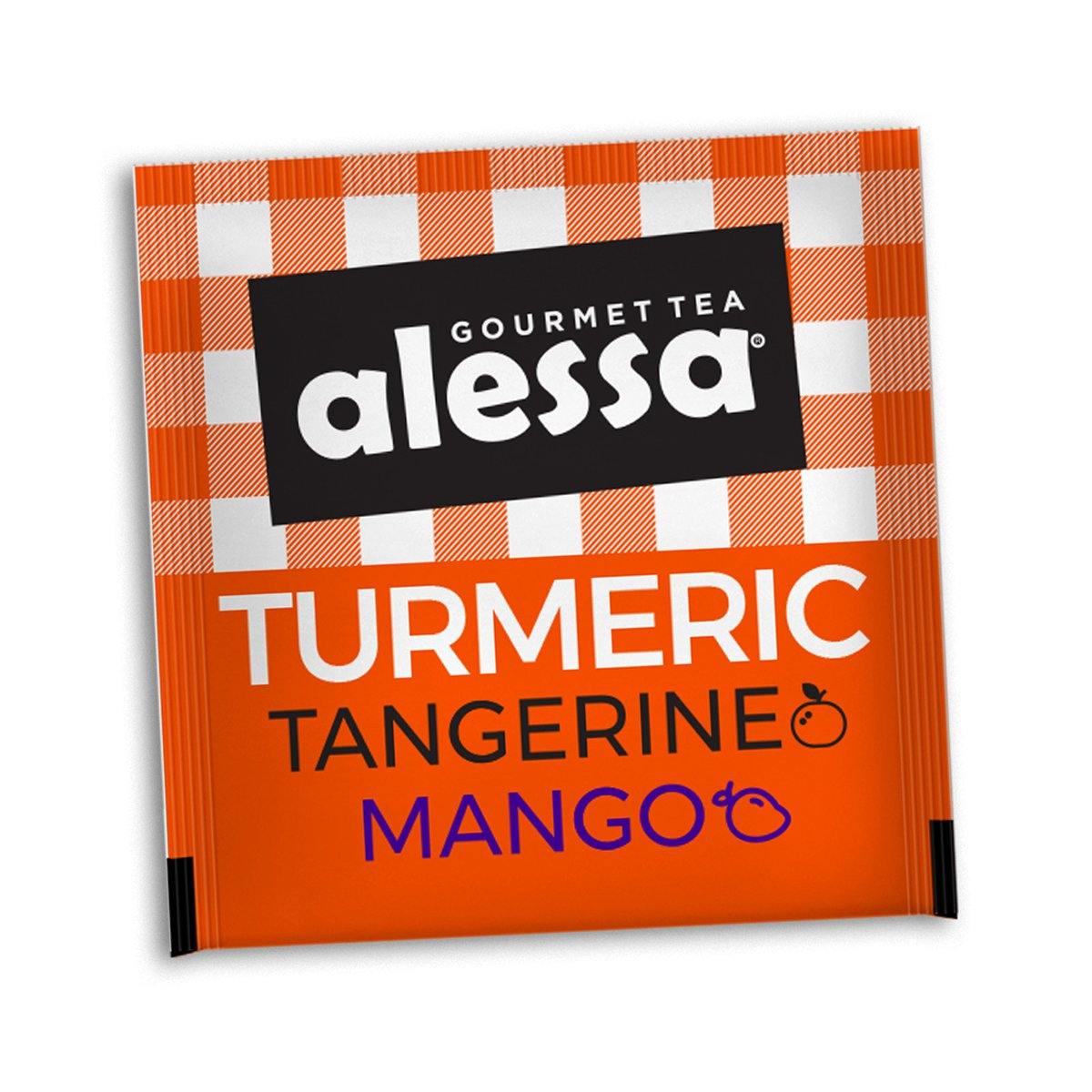 Té Gourmet Alessa Turmeric Tangerine Mango 12 Pack 120 sobres - Alessa Gourmet Tea