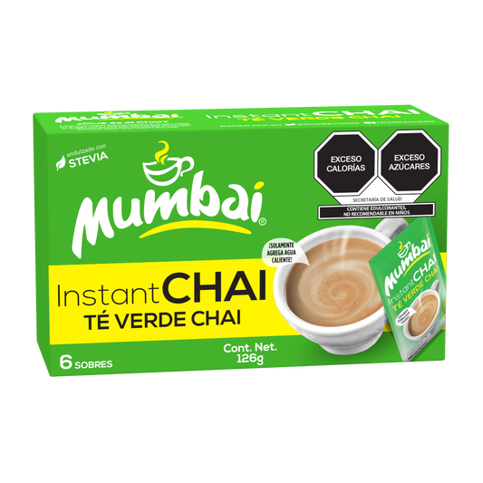 Té Chai Mumbai con Té Verde 6 sobres - Alessa Gourmet Tea