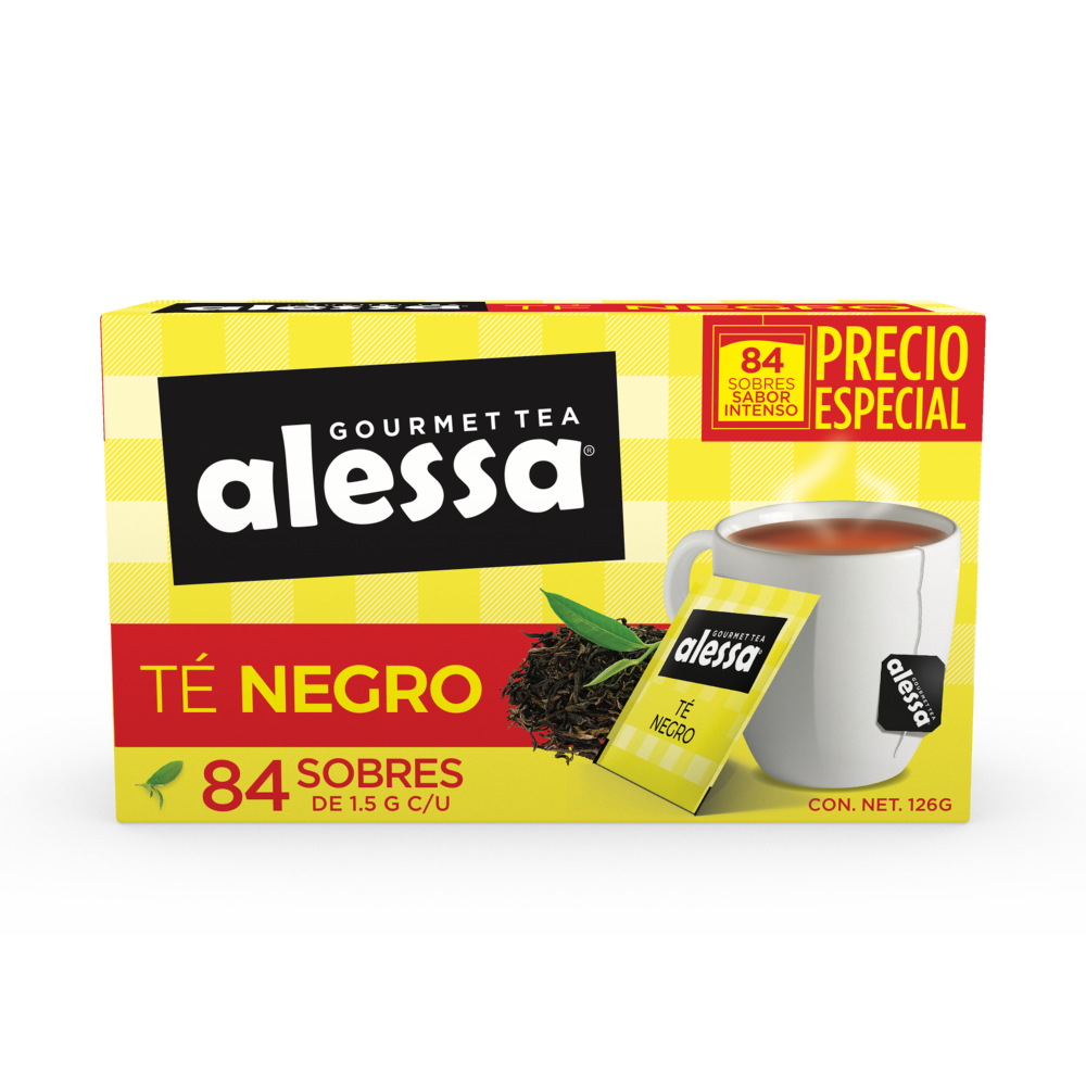 Alessa Té Negro 84 sobres