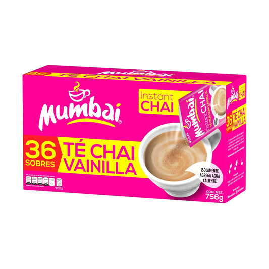 Té Chai Mumbai sabor Vainilla 36 sobres - Alessa Gourmet Tea